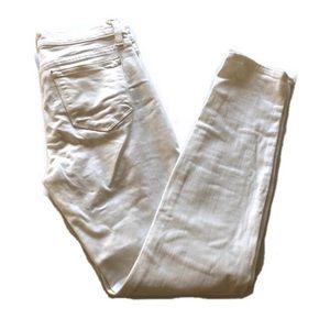 J. Crew White Toothpick Jeans Size 25